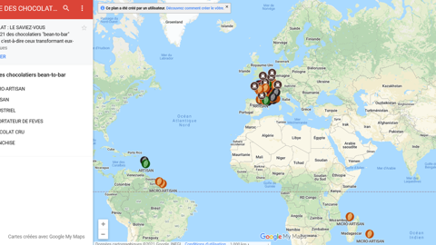 Une carte interactive et participative Une carte interactive et participative